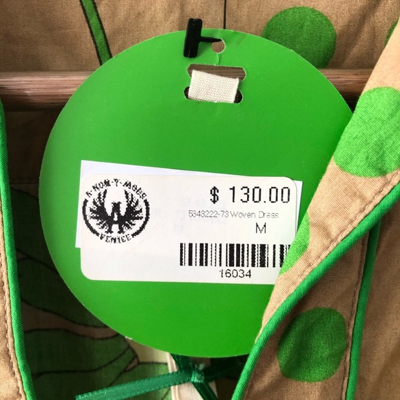 Anthropologie Miss Match Dept. vintage style midi dress sz: Med NWT - Picture 6 of 7